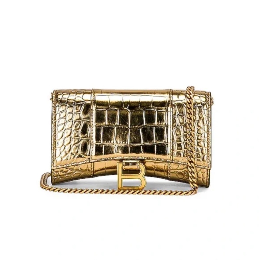 Gold balenciaga wallet bag - Picture 2 of 5